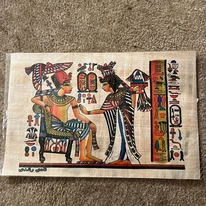 Egyptian Papyrus Painting